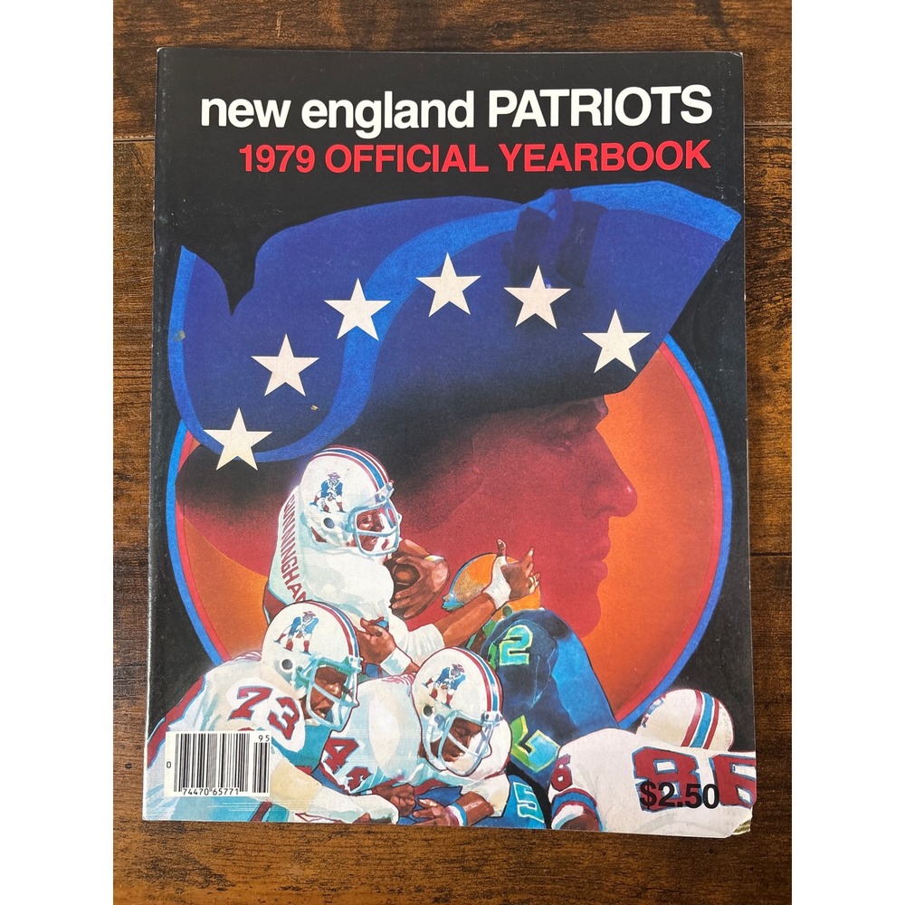 Vintage New England Patriots 1979 Official Yearbook NFL Football Memorabilia